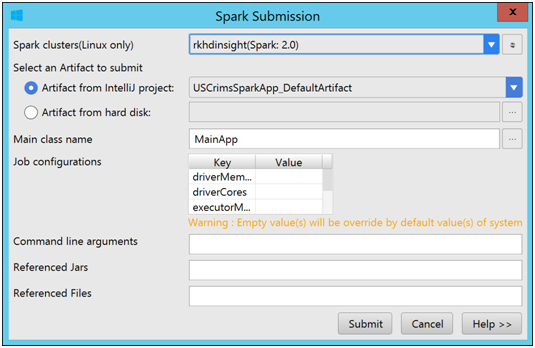 Building a Spark Application for HDInsight using IntelliJ Part 1 of 2-9